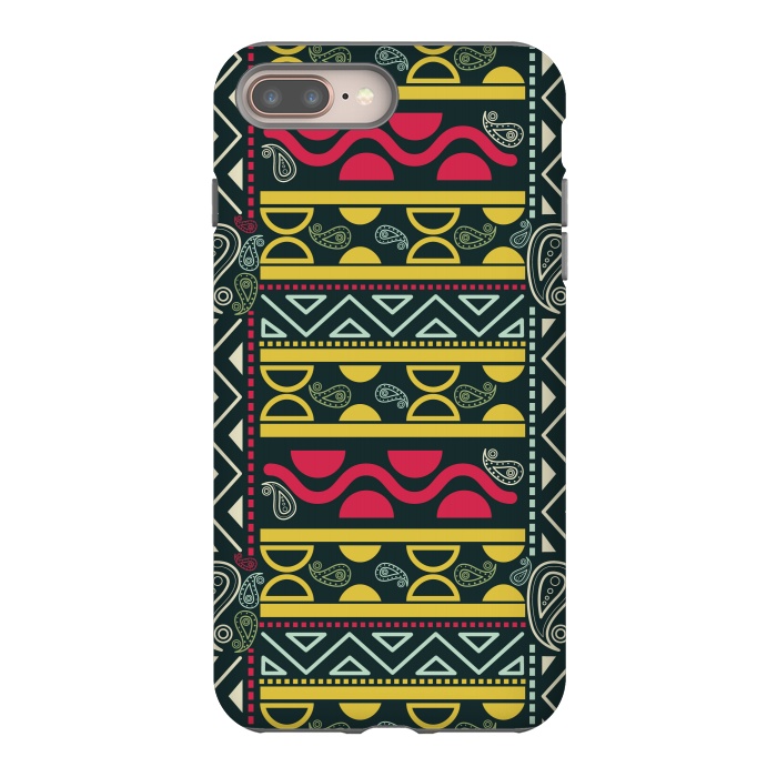 iPhone 7 plus StrongFit colorful aztec  by TMSarts