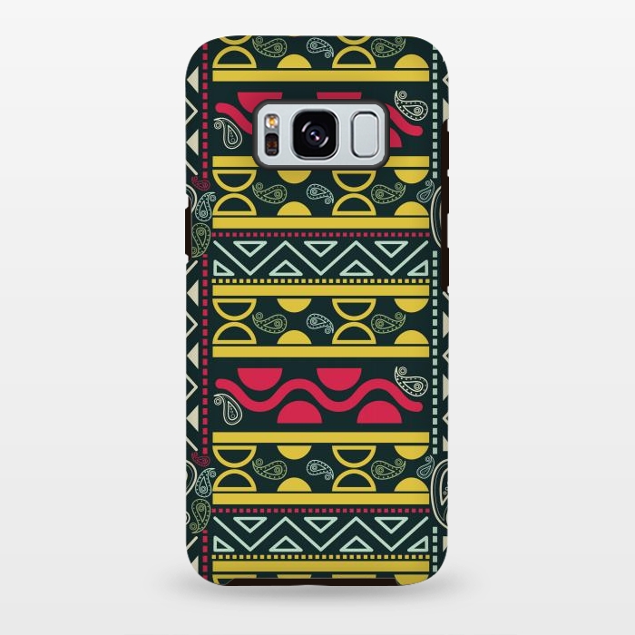 Galaxy S8 plus StrongFit colorful aztec  by TMSarts