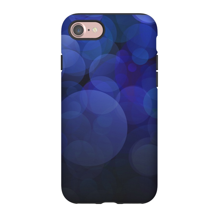 iPhone 7 StrongFit Magical Blue Bokeh Lights by Andrea Haase