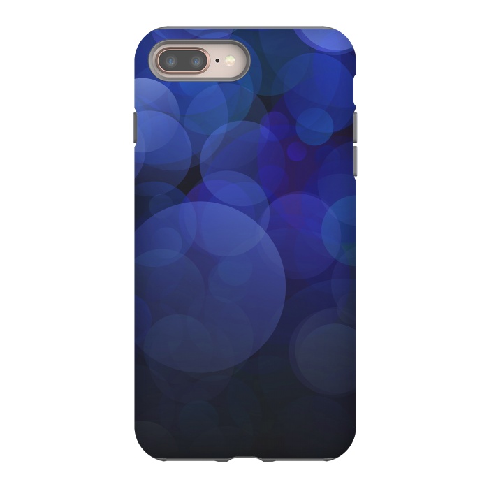 iPhone 7 plus StrongFit Magical Blue Bokeh Lights by Andrea Haase