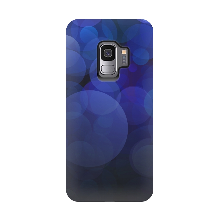 Galaxy S9 StrongFit Magical Blue Bokeh Lights by Andrea Haase