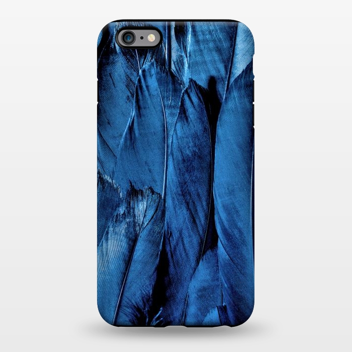 iPhone 6/6s plus StrongFit Dark Blue Feathers by Andrea Haase