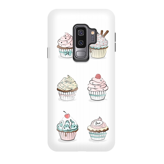 Galaxy S9 plus StrongFit Sweet Cupcakes by Martina