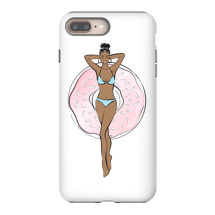 iPhone 7 plus StrongFit Summer time relax Dark skin by Martina