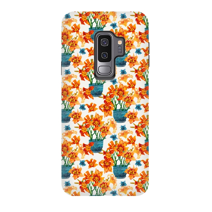 Galaxy S9 plus StrongFit Lily Blossom by Uma Prabhakar Gokhale