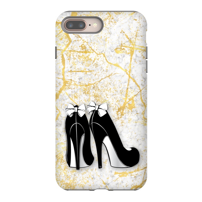 iPhone 7 plus StrongFit Luxury Golden Marble Heels by Martina