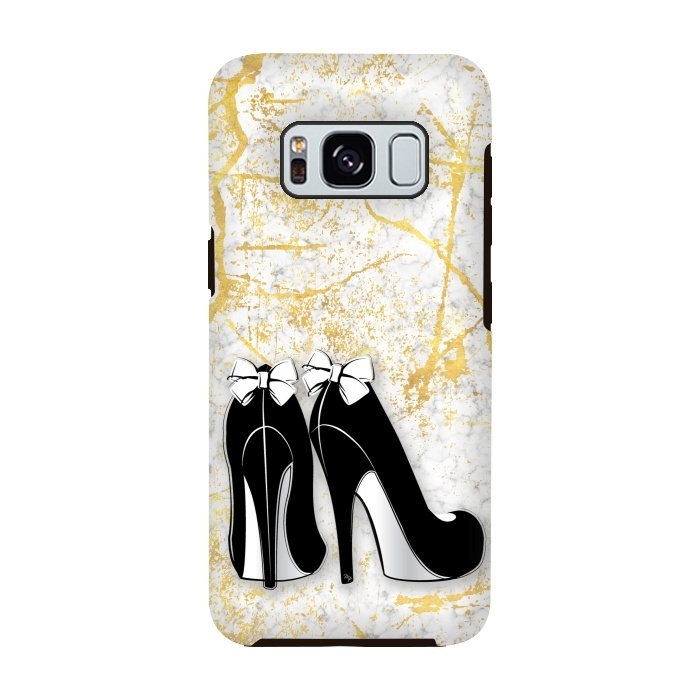Galaxy S8 StrongFit Luxury Golden Marble Heels by Martina