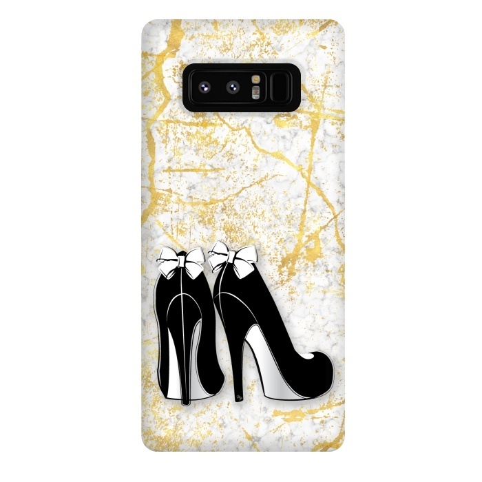 Galaxy Note 8 StrongFit Luxury Golden Marble Heels by Martina