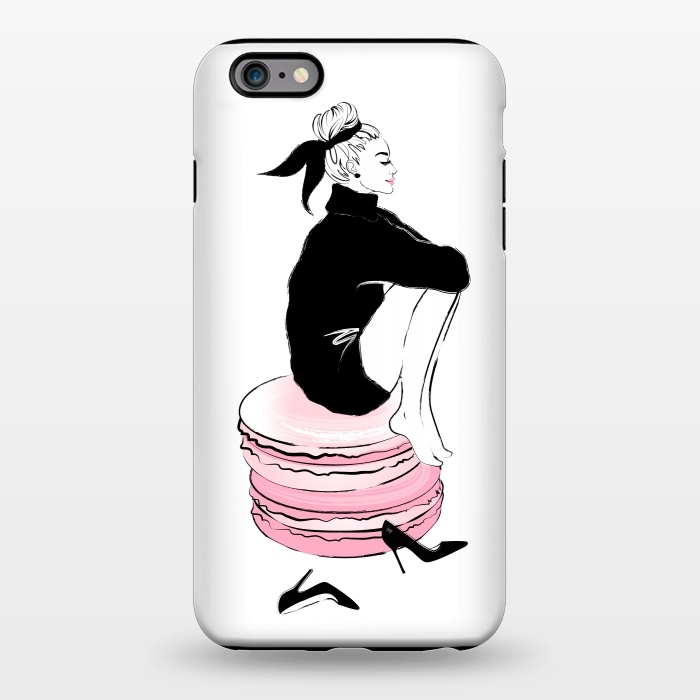 iPhone 6/6s plus StrongFit Elegant Macaron Girl by Martina
