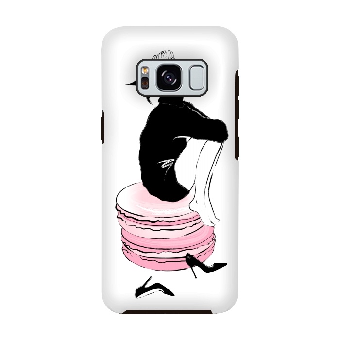 Galaxy S8 StrongFit Elegant Macaron Girl by Martina