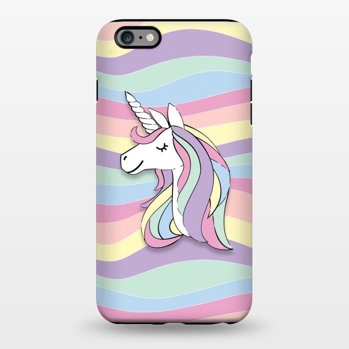 iPhone 6/6s plus StrongFit Cute Rainbow Unicorn by Martina