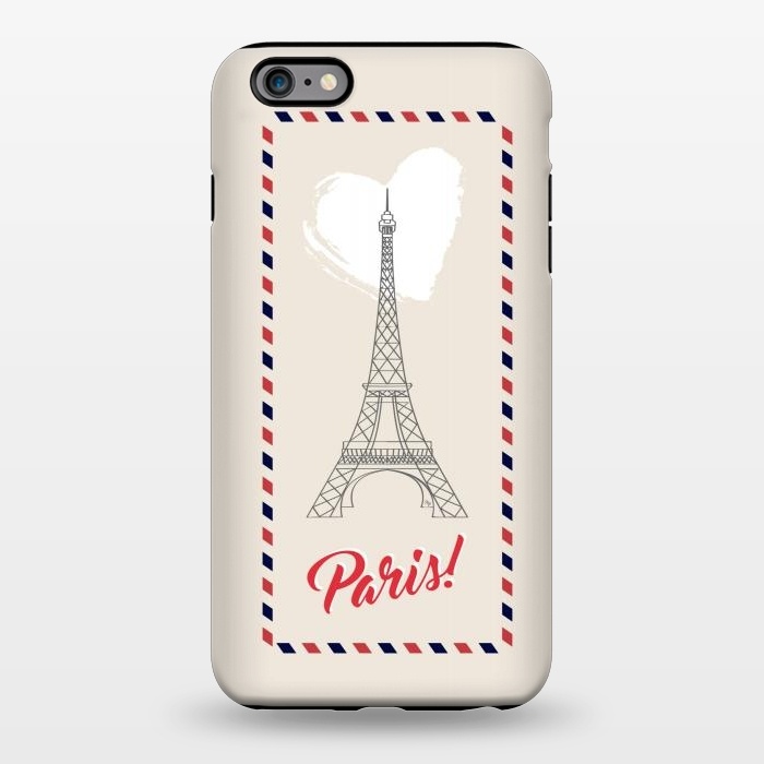 iPhone 6/6s plus StrongFit Vintage envelope Eiffel Tower in Paris by Martina
