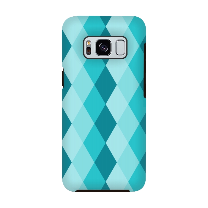 Galaxy S8 StrongFit blue ceramic tiles by TMSarts