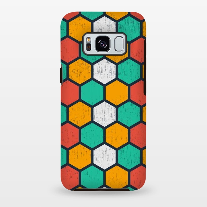 Galaxy S8 plus StrongFit hexagonal tiles by TMSarts