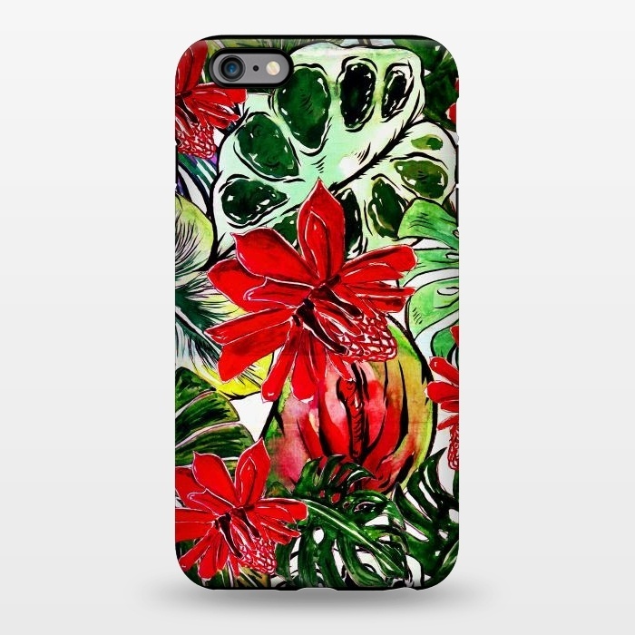 iPhone 6/6s plus StrongFit Aloha Tropical Passiflora Jungle by  Utart