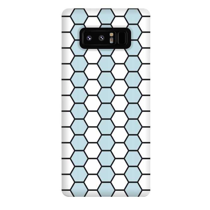 Galaxy Note 8 StrongFit Honeycomb Mosaic  by TMSarts
