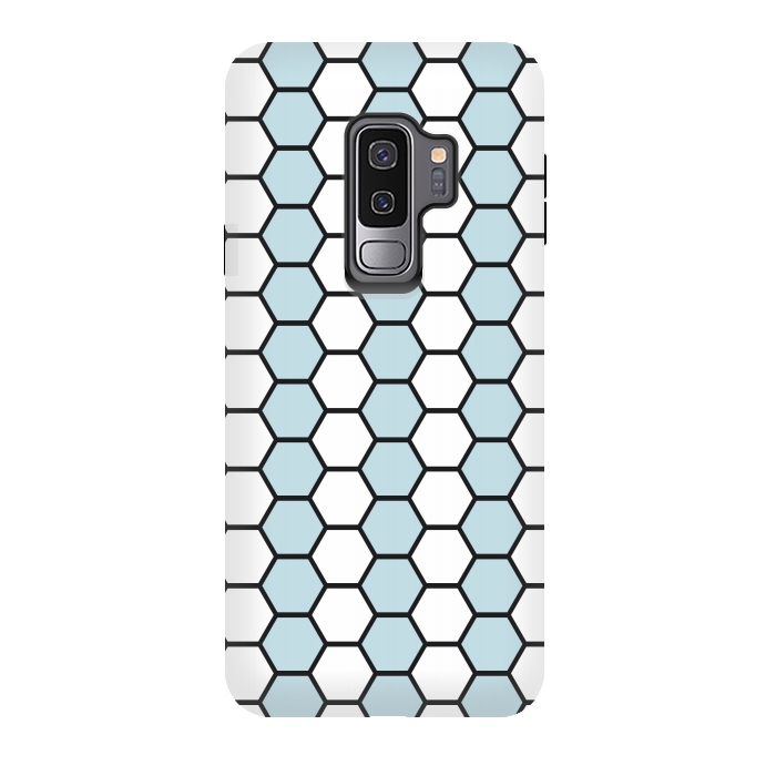 Galaxy S9 plus StrongFit Honeycomb Mosaic  by TMSarts