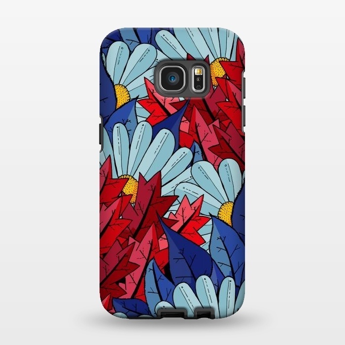 Galaxy S7 EDGE StrongFit The flowers and the leaves by Steve Wade (Swade)