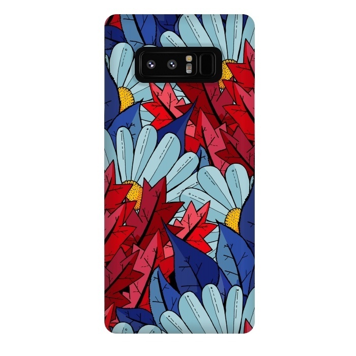 Galaxy Note 8 StrongFit The flowers and the leaves by Steve Wade (Swade)