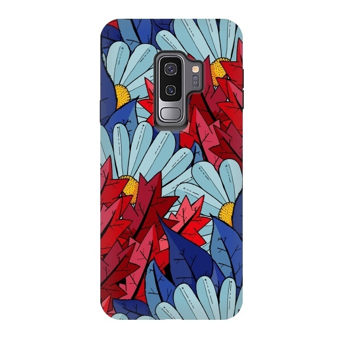Galaxy S9 plus StrongFit The flowers and the leaves by Steve Wade (Swade)