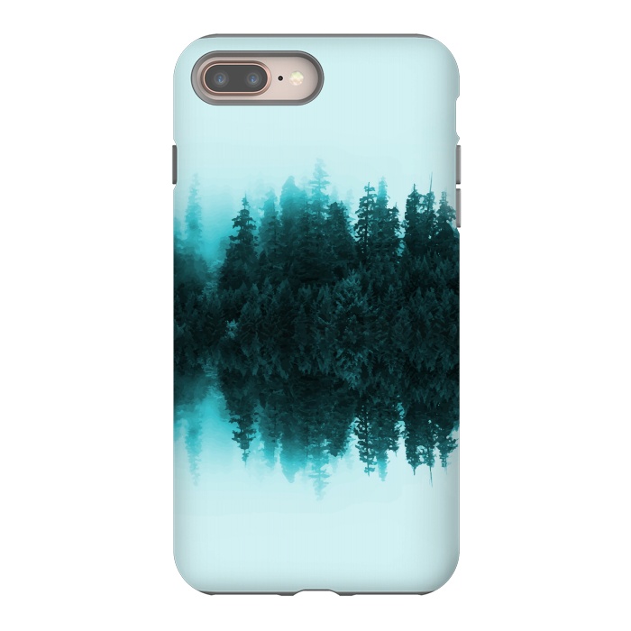 iPhone 7 plus StrongFit Cloudy Forest by Creativeaxle