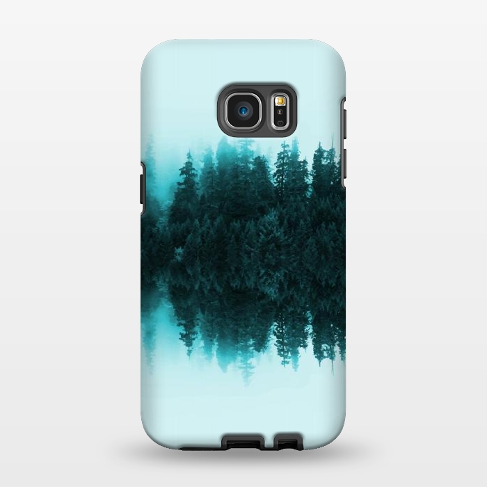 Galaxy S7 EDGE StrongFit Cloudy Forest by Creativeaxle