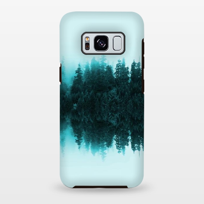Galaxy S8 plus StrongFit Cloudy Forest by Creativeaxle