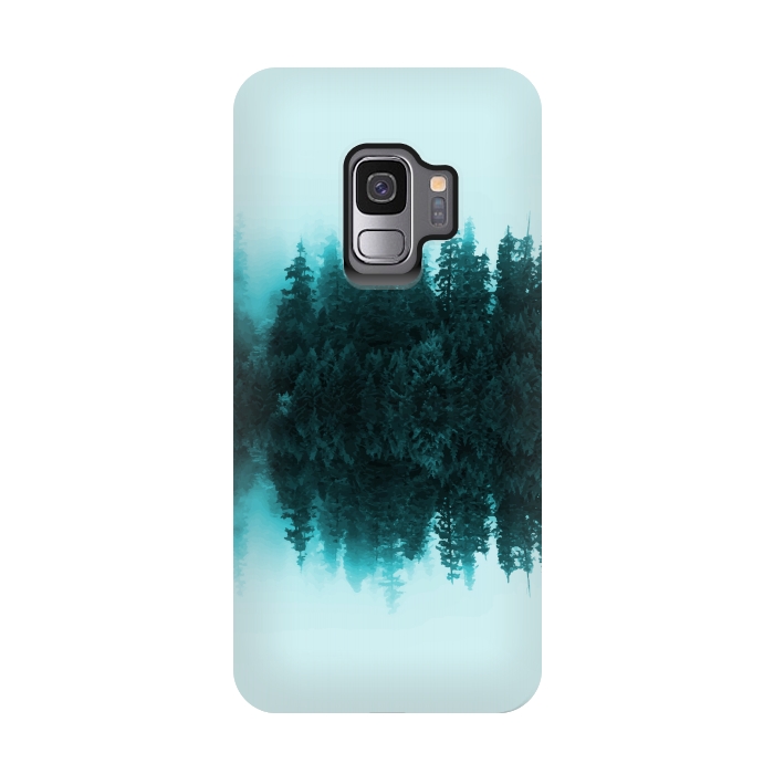 Galaxy S9 StrongFit Cloudy Forest by Creativeaxle