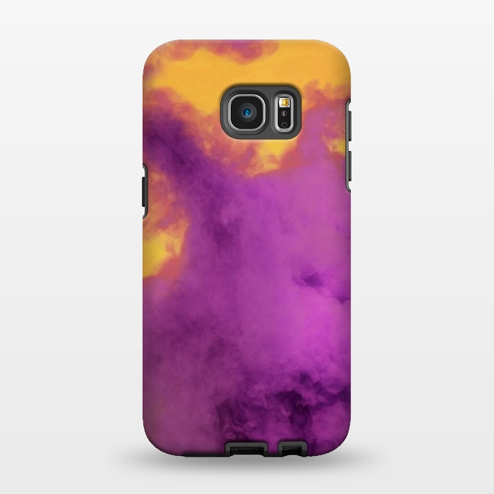 Galaxy S7 EDGE StrongFit Ultraviolet Smoke by Gringoface Designs