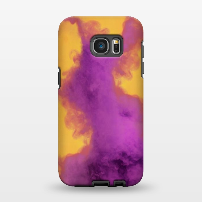 Galaxy S7 EDGE StrongFit Ultraviolet Fumes by Gringoface Designs