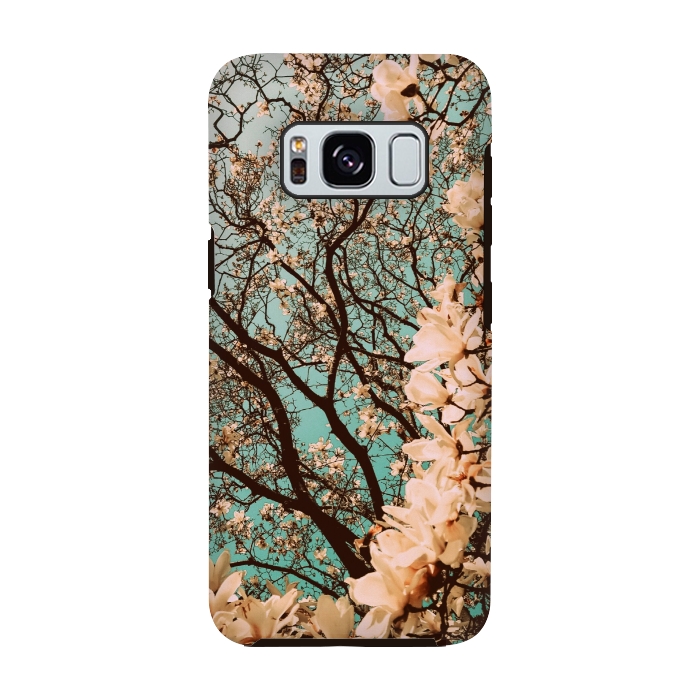 Galaxy S8 StrongFit Spring Time Cherry Blossoms by Gringoface Designs