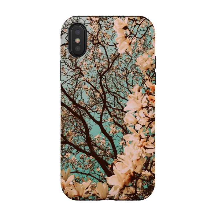 iPhone Xs / X StrongFit Spring Time Cherry Blossoms by Gringoface Designs