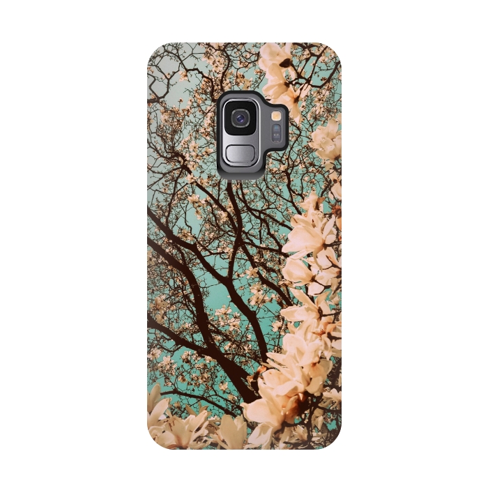 Galaxy S9 StrongFit Spring Time Cherry Blossoms by Gringoface Designs