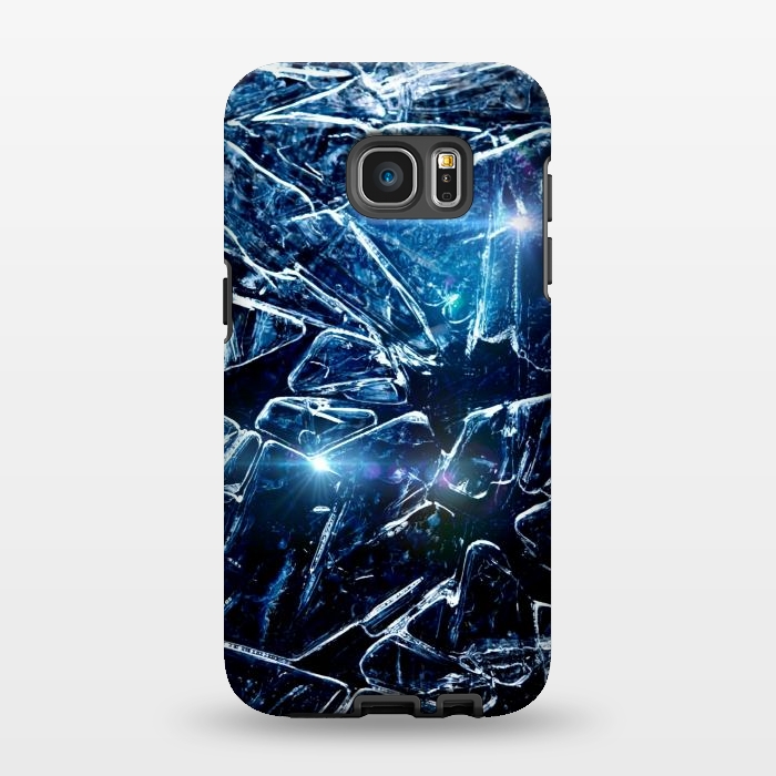 Galaxy S7 EDGE StrongFit Cracked Ice by Gringoface Designs