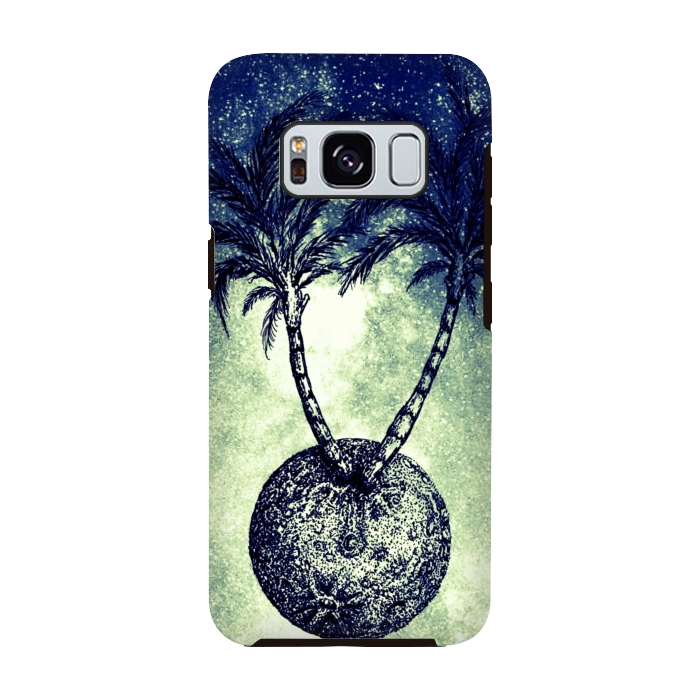 Galaxy S8 StrongFit Paradise is on the Moon by Gringoface Designs