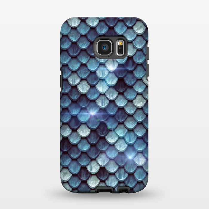 Galaxy S7 EDGE StrongFit Snake skin by Gringoface Designs