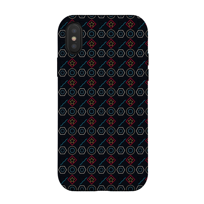 iPhone Xs / X StrongFit Basic Geometric Shapes by TMSarts