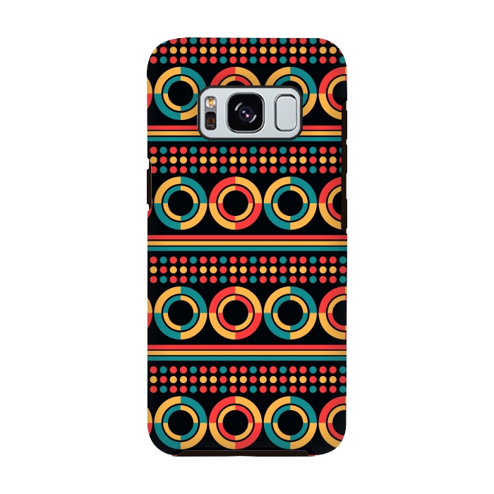 Galaxy S8 StrongFit Multicolored Circles by TMSarts