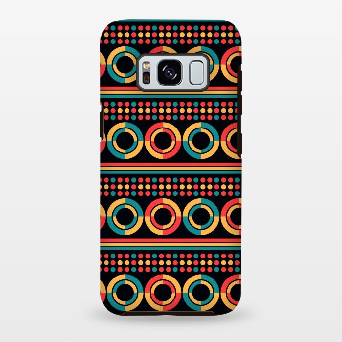 Galaxy S8 plus StrongFit Multicolored Circles by TMSarts