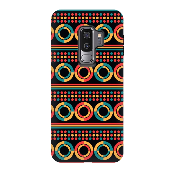 Galaxy S9 plus StrongFit Multicolored Circles by TMSarts