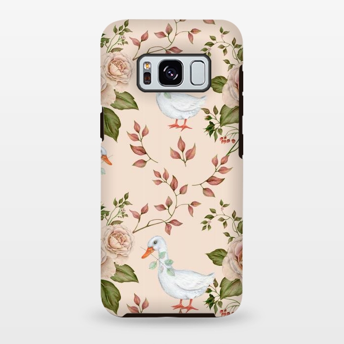 Galaxy S8 plus StrongFit Goose in Rose Garden by Creativeaxle
