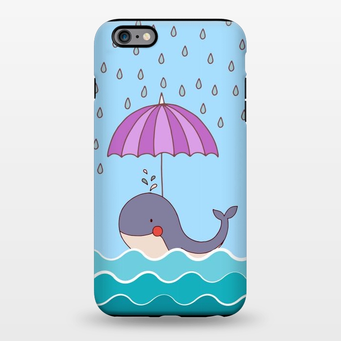 iPhone 6/6s plus StrongFit Swimming Whale by Creativeaxle