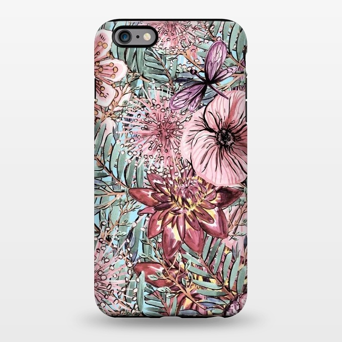 iPhone 6/6s plus StrongFit Tropical Vintage Flower Pattern by  Utart