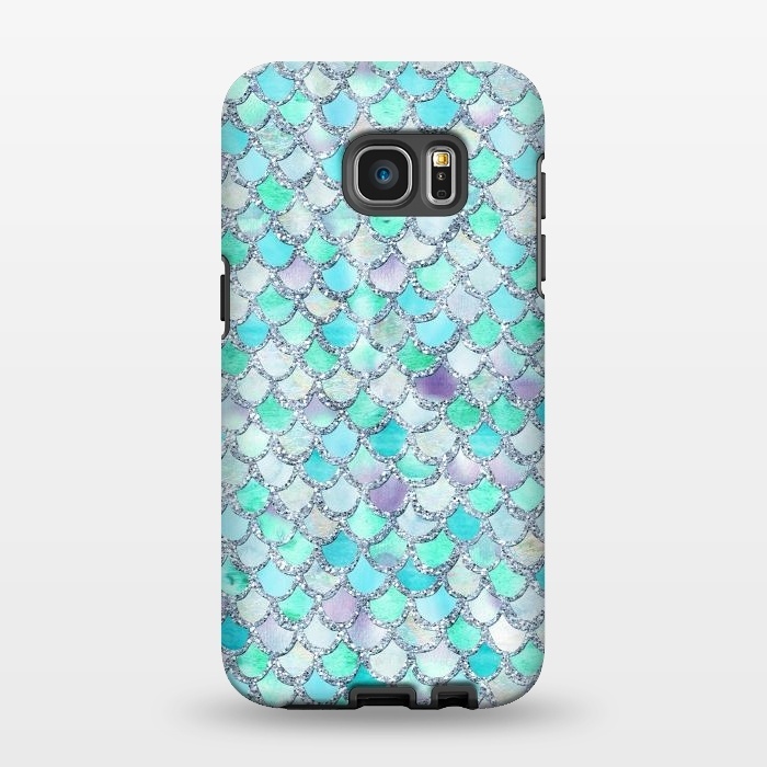 Galaxy S7 EDGE StrongFit Hand drawn mermaid scales  by  Utart