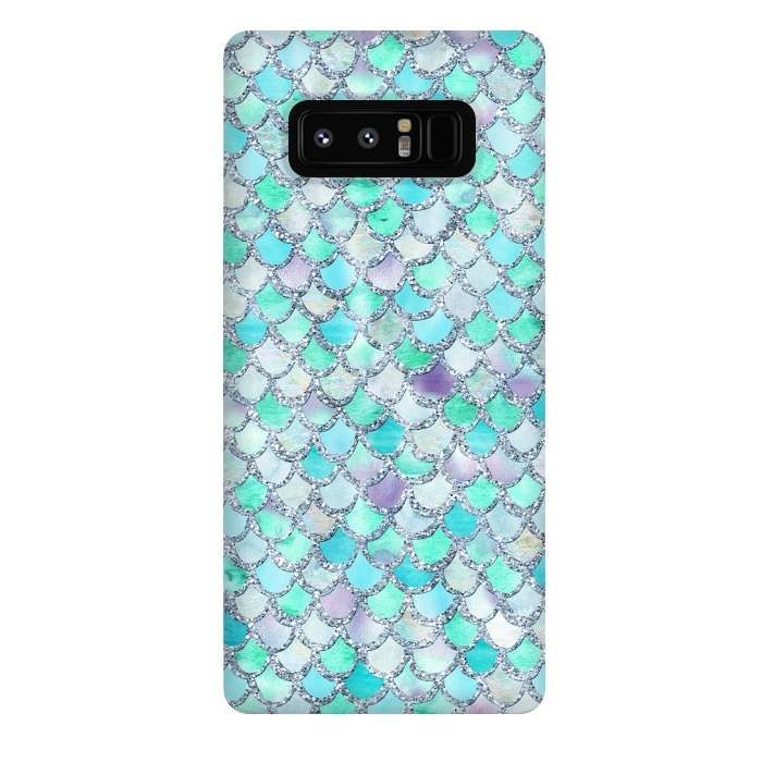 Galaxy Note 8 StrongFit Hand drawn mermaid scales  by  Utart