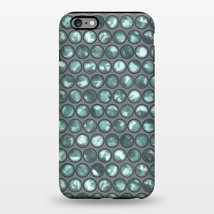 iPhone 6/6s plus StrongFit Green Glass Bead Pattern by Andrea Haase