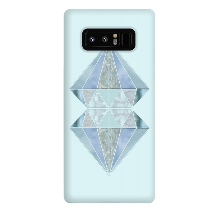 Galaxy Note 8 StrongFit Glamorous Gemstone Diamonds by Andrea Haase