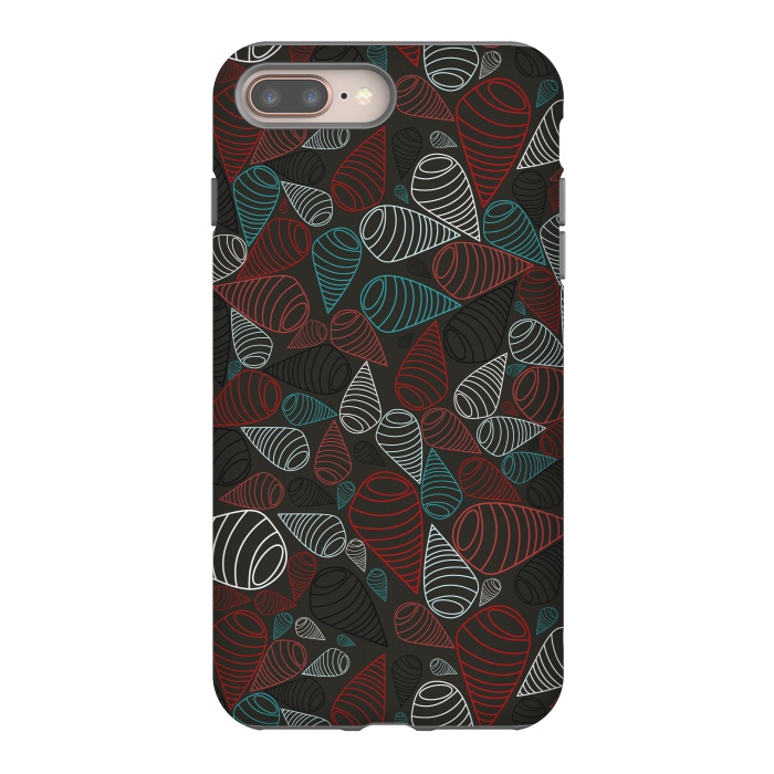iPhone 7 plus StrongFit Abstract Swirls  by TMSarts
