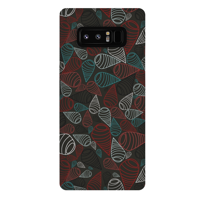 Galaxy Note 8 StrongFit Abstract Swirls  by TMSarts