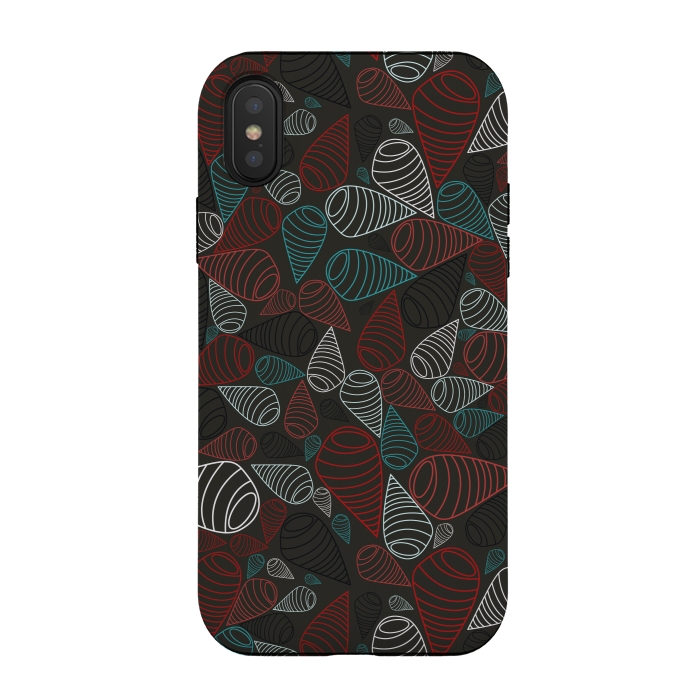 iPhone Xs / X StrongFit Abstract Swirls  by TMSarts